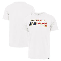 47 brand Jacksonville Jaguars '47 Flag Script Franklin T-Shirt White
