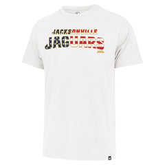 47 brand Jacksonville Jaguars '47 Flag Script Franklin T-Shirt White