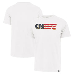 47 brand Kansas City Chiefs '47 Flag Script Franklin T-Shirt White