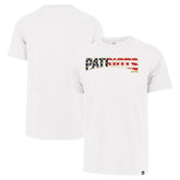 47 brand New England Patriots '47 Flag Script Franklin T-Shirt White