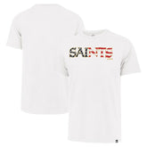 47 brand New Orleans Saints '47 Flag Script Franklin T-Shirt White