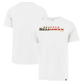 47 brand Seattle Seahawks '47 Flag Script Franklin T-Shirt White