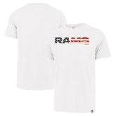 47 brand Los Angeles Rams '47 Flag Script Franklin T-Shirt White