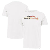 47 brand Arizona Cardinals '47 Flag Script Franklin T-Shirt White