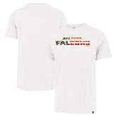 47 brand Atlanta Falcons '47 Flag Script Franklin T-Shirt White