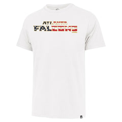 47 brand Atlanta Falcons '47 Flag Script Franklin T-Shirt White