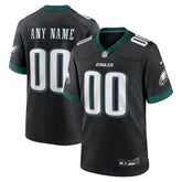 Nike Philadelphia Eagles Alternate Custom Game Jersey Black