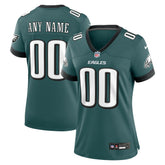 Nike Philadelphia Eagles Women's Custom Game Jersey Midnight Green