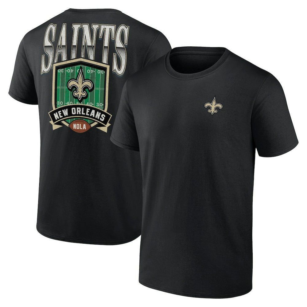 New Orleans Saints Full Range T-Shirt Black