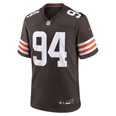 Nike Mason Graham Cleveland Browns 2025 NFL Draft First Round Pick Game Jersey Brown