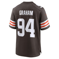 Nike Mason Graham Cleveland Browns 2025 NFL Draft First Round Pick Game Jersey Brown