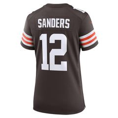Nike Shedeur Sanders Cleveland Browns Women's 2025 NFL Draft Game Jersey Brown