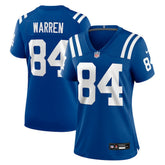 Nike Tyler Warren Indianapolis Colts Women's Game Jersey Royal