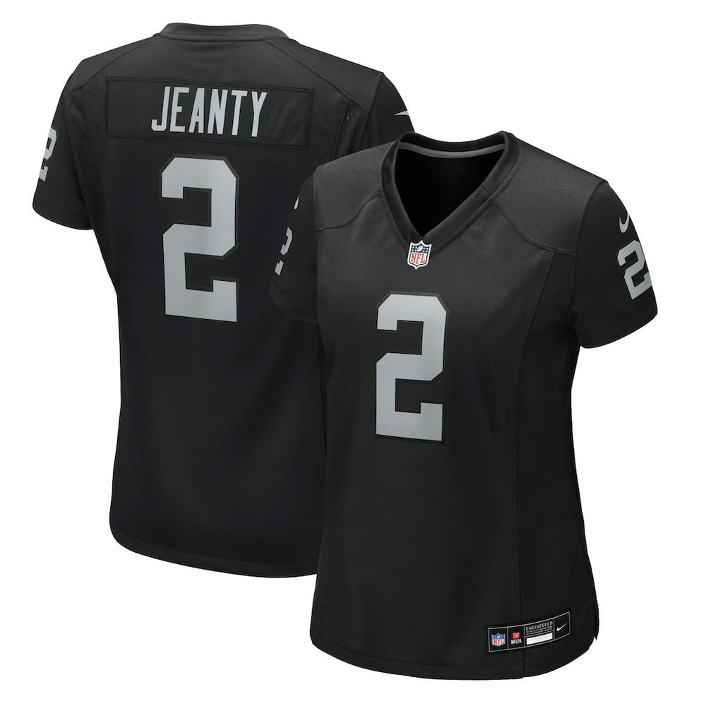 Nike Ashton Jeanty Las Vegas Raiders Women's 2025 NFL Draft First Round Pick Team Game Jersey Black