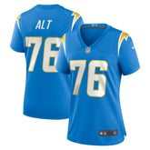 Nike Joe Alt Los Angeles Chargers Women's 2024 NFL Draft First Round Pick Player Game Jersey Powder Blue
