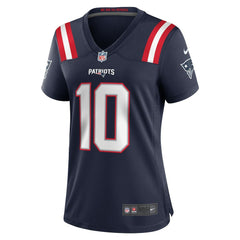 Nike Drake Maye New England Patriots Women's Player Game Jersey Navy