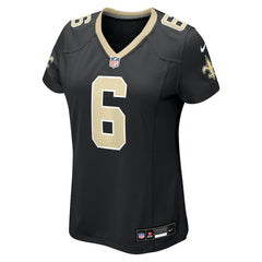Nike Tyler Shough New Orleans Saints Women's Game Jersey Black