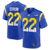 Nike Blake Corum Los Angeles Rams Game Player Jersey Royal