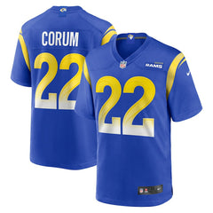 Nike Blake Corum Los Angeles Rams Game Player Jersey Royal