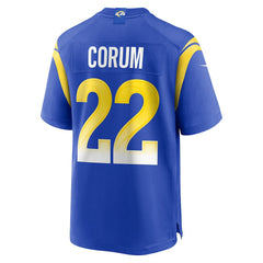 Nike Blake Corum Los Angeles Rams Game Player Jersey Royal