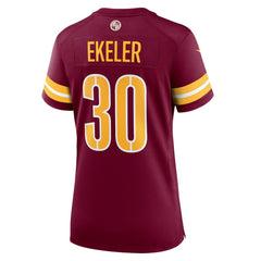 Nike Austin Ekeler Washington Commanders Women's Game Player Jersey Burgundy