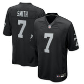 Nike Geno Smith Las Vegas Raiders Game Player Jersey Black
