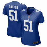 Nike Abdul Carter New York Giants Women's First Round Pick Game Jersey Royal