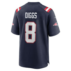 Nike Stefon Diggs New England Patriots Game Jersey Navy