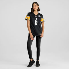 Nike Patrick Queen Pittsburgh Steelers Women's Game Player Jersey Black