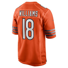 Nike Caleb Williams Chicago Bears Alternate Player Game Jersey Orange