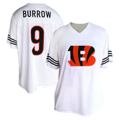 Fanatics Joe Burrow Cincinnati Bengals Women's Plus Size Fashion Jersey White