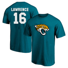 Fanatics Trevor Lawrence Jacksonville Jaguars Big & Tall Player Name & Number T-Shirt Teal