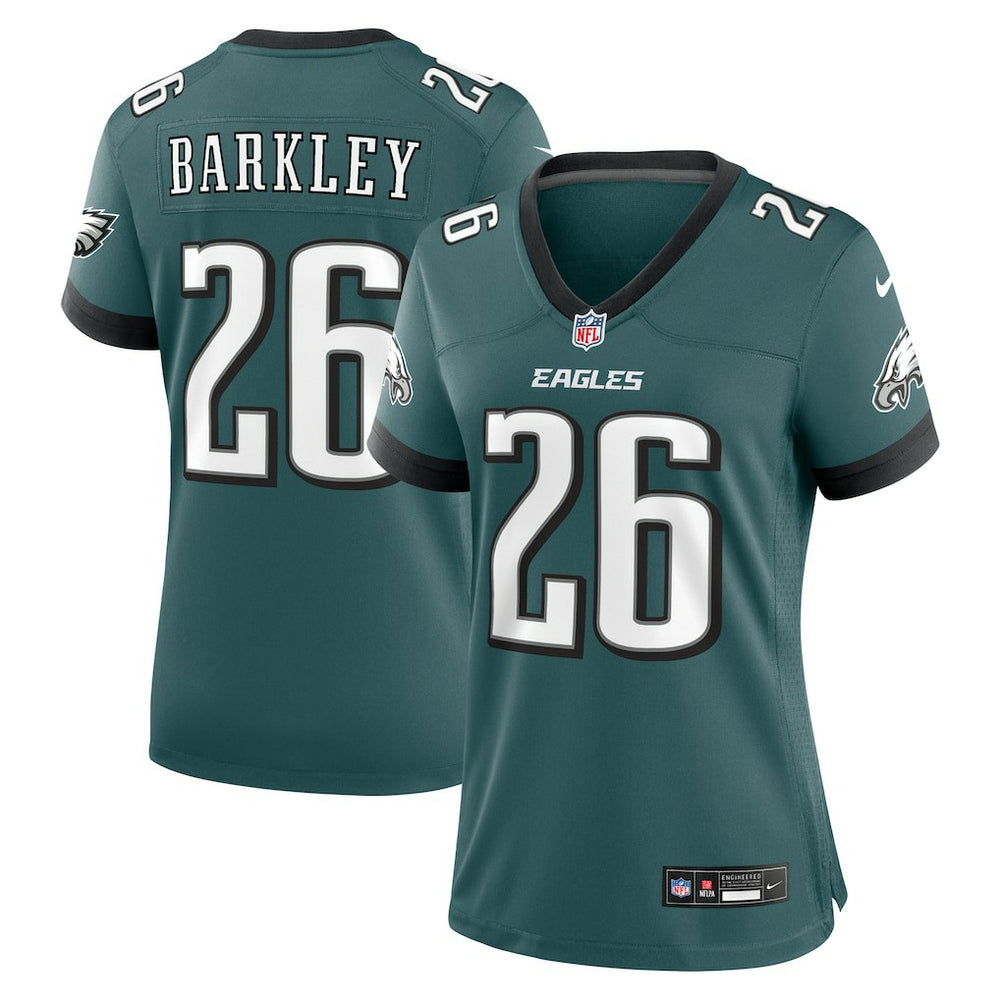Nike Saquon Barkley Philadelphia Eagles Women's Game Player Jersey Midnight Green