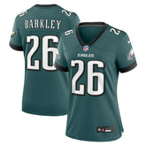Nike Saquon Barkley Philadelphia Eagles Women's Game Player Jersey Midnight Green
