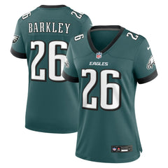 Nike Saquon Barkley Philadelphia Eagles Women's Game Player Jersey Midnight Green
