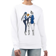 Toronto Blue Jays G-III 4Her by Carl Banks Women's Baseball Girls Fleece Pullover Sweatshirt - White - MLB Discount