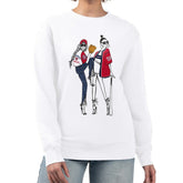 Washington Nationals G-III 4Her by Carl Banks Women's Baseball Girls Fleece Pullover Sweatshirt - White - MLB Lifestyle