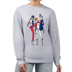Chicago Cubs G-III 4Her by Carl Banks Women's Baseball Girls Fleece Pullover Sweatshirt - Heather Gray - MLB Discount