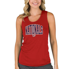 Washington Nationals Concepts Sport Women's Marathon Racerback Tank Top - Red - MLB Lifestyle