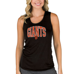 San Francisco Giants Concepts Sport Women's Marathon Racerback Tank Top - Black - MLB Sale