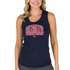 Cleveland Guardians Concepts Sport Women's Marathon Racerback Tank Top - Navy - MLB on Sale