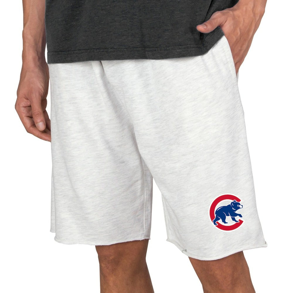 Chicago Cubs Concepts Sport Mainstream Terry Tri-Blend Shorts - Oatmeal - MLB Sale