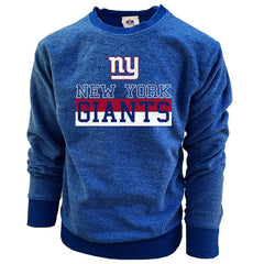 New York Giants Wes & Willy Youth Reversible Fleece Pullover Sweatshirt Royal