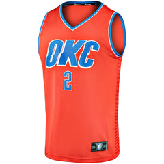 Shai Gilgeous-Alexander Oklahoma City Thunder Fast Break Player Jersey Statement Edition Orange | Fanatics online