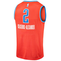 Shai Gilgeous-Alexander Oklahoma City Thunder Fast Break Player Jersey Statement Edition Orange | Fanatics online