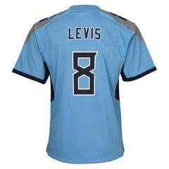Nike Will Levis Tennessee Titans Youth Game Jersey Light Blue