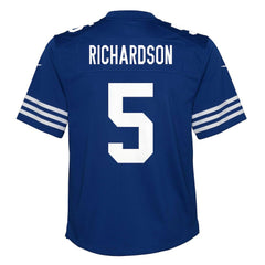 Nike Anthony Richardson Sr. Indianapolis Colts Youth Game Jersey Royal