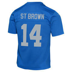 Nike Amon-Ra St. Brown Detroit Lions Youth Game Jersey Blue