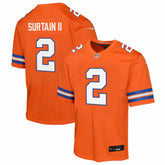 Nike Patrick Surtain II Denver Broncos Youth Game Jersey Orange