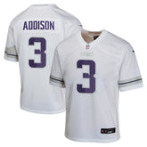 Nike Jordan Addison Minnesota Vikings Youth Game Jersey White